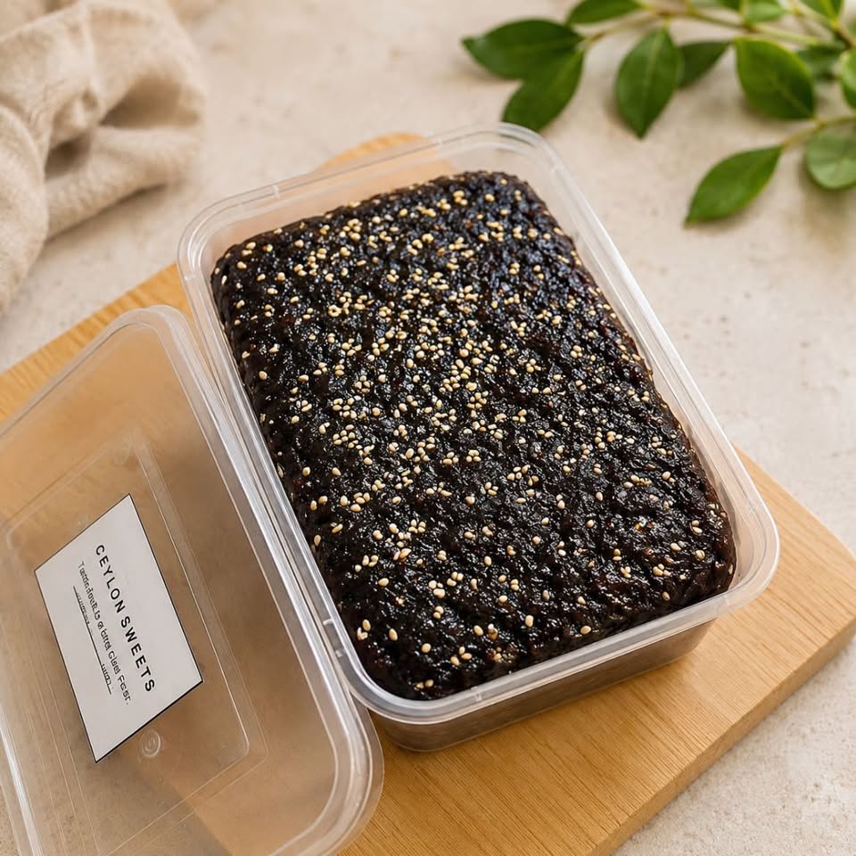 Dodol with sesame